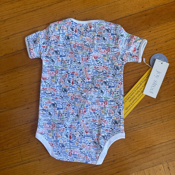 Joy Street Kids Cape Cod Short Sleeve Body Suit Onesie - Picture 6 of 6